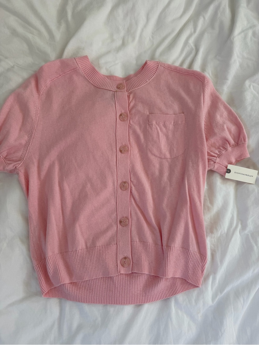 Anthropologie Maeve Short Sleeve Sweater